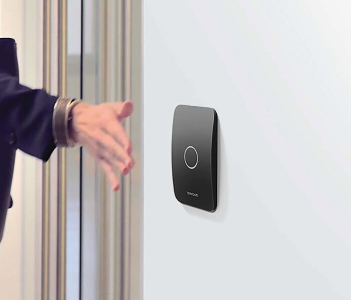 Avigilon Alta’s cloud-based mobile credentials enabling a 100% touchless entry experience (Image Courtesy Avigilon)