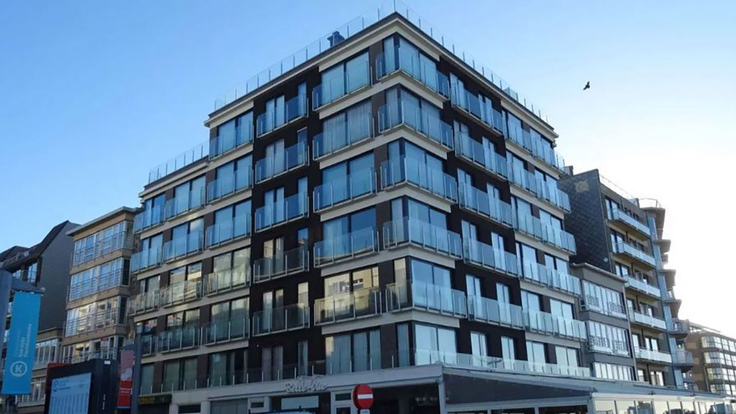 The Residence Bellevue apartment building in Sint-Idesbald