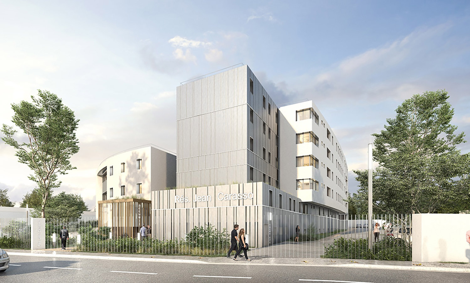 Energy-positive envelope retrofit of Jean Carazzo social housing in Besons (France)