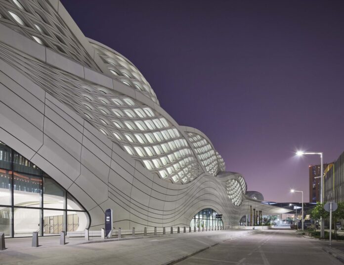 King Abdullah Financial District (KAFD) Metro Station, Riyadh - Photo credits: Hufton+Grow