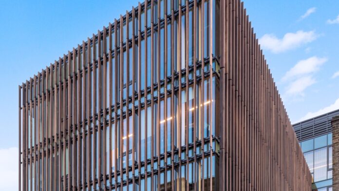 The Black and White Building, London, by Waugh Thistleton Architects