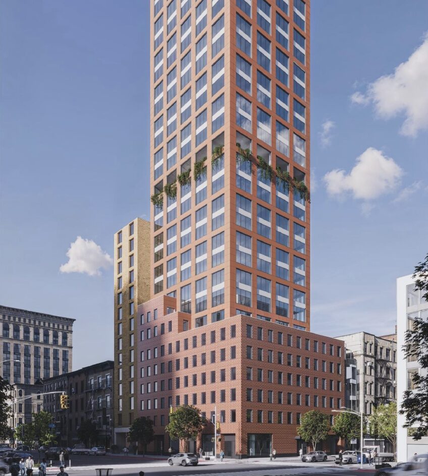 401 East, 51 street, New-York City. Facade engineering by Simeon Facades.