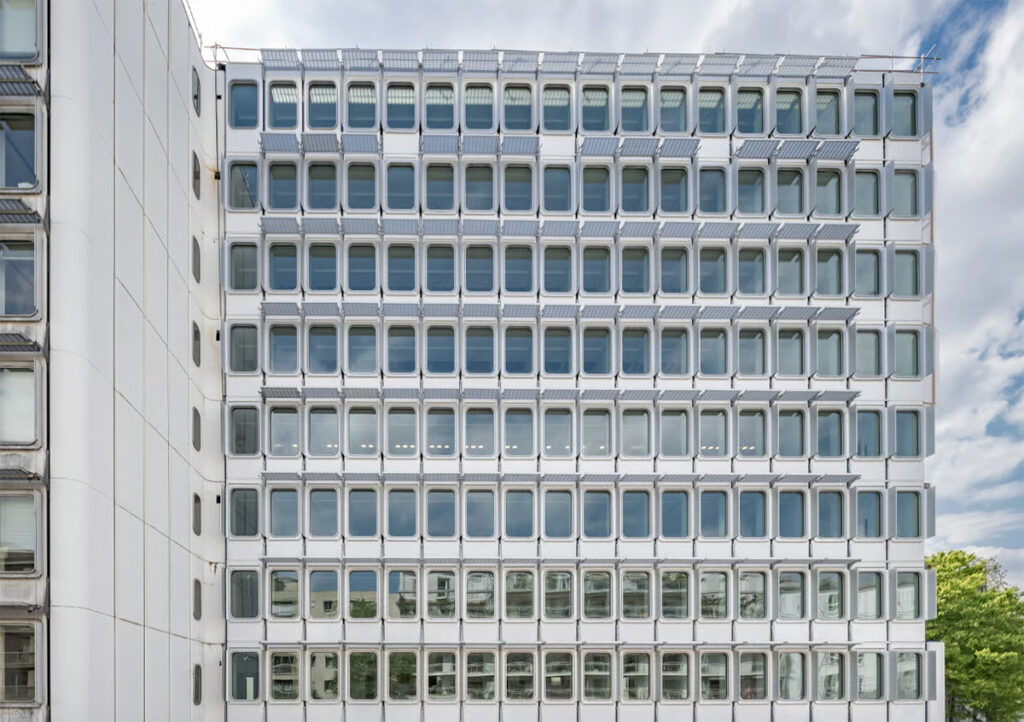 The UNESCO Building retrofit in Paris, by Patriarche Architecture. Facade Engineering: Eckersley O’Callaghan
