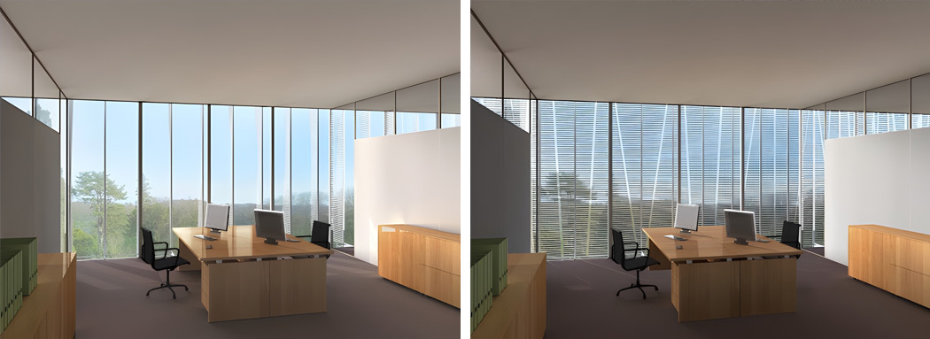 Interior perspective of the façade system, © JSWD and chaixetmorel