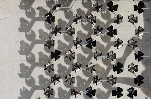 Pho'liage® installation at the IARC, Lyon, 2022, © ArtBuild Architects