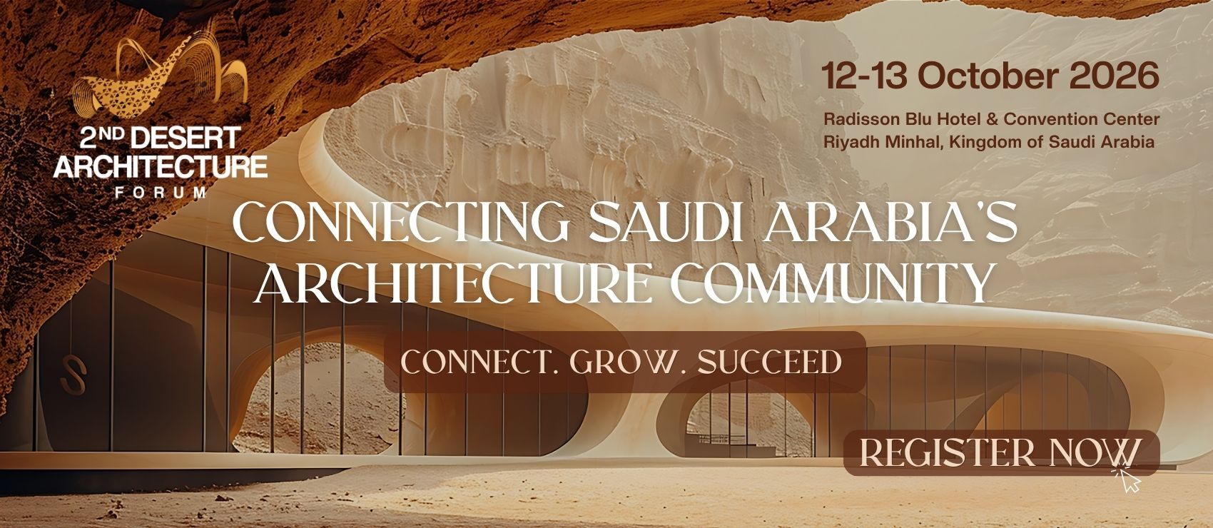 2nd Desert Architecture KSA Forum 2026, with Facade Today as Media Partner